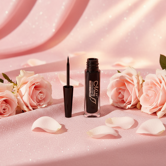 Waterproof Liquid Eyeliner - Long Lasting, Smudge-Proof, Intense Black, Quick Dry