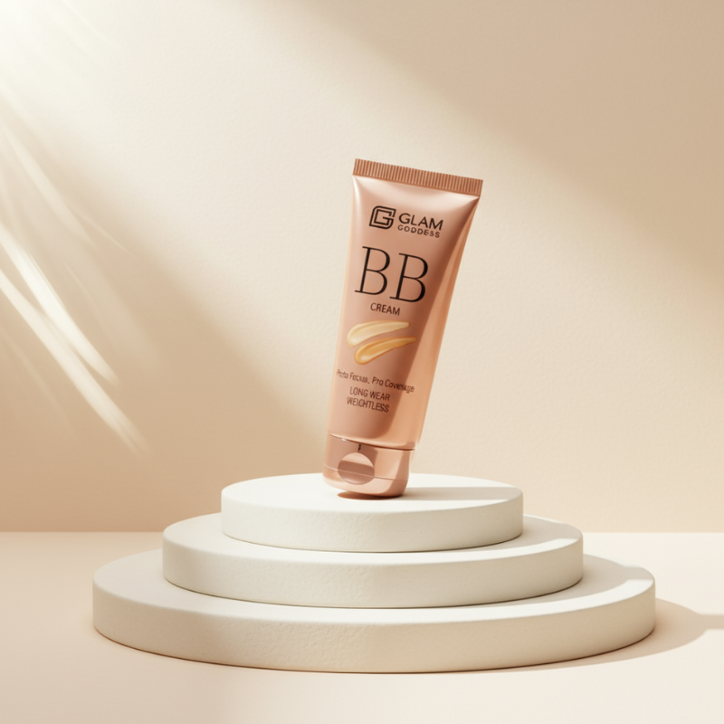 Glam Goddess BB Cream – Long Wear, Weightless, Pro Coverage, Natural Finish –