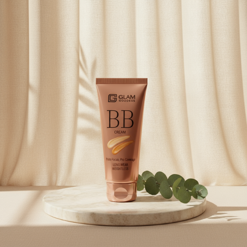 Glam Goddess BB Cream – Long Wear, Weightless, Pro Coverage, Natural Finish –