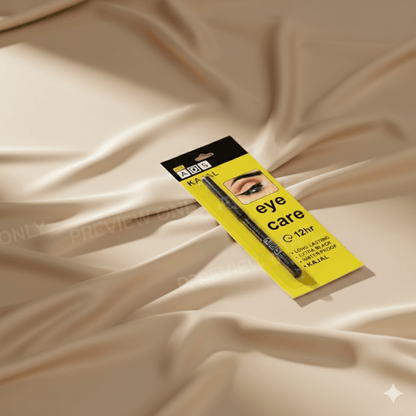 ADS Eye Care Long Lasting Kajal – Extra Black, Waterproof, 12 - Hour Stay - Roop Vibe