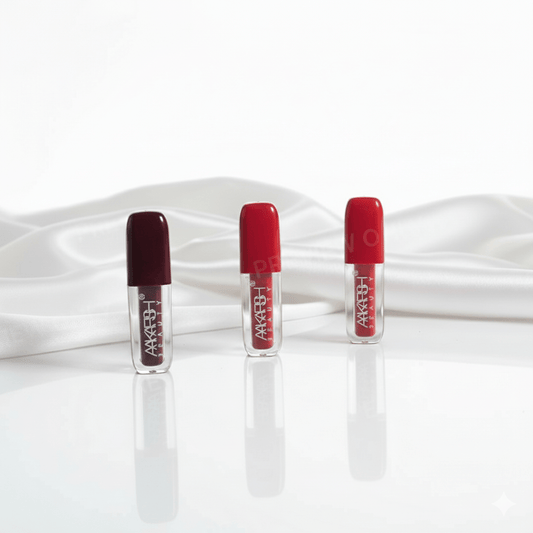 AKARB Beauty Matte Liquid Lipstick – Bold Red | Long - Lasting & Smudge - Proof(PACK OF 3) - Roop Vibe