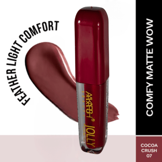 AKARSH Jolly Matte Liquid Lipstick – 8HR Long Stay | Transfer - Proof & Smudge - Proof - Roop Vibe