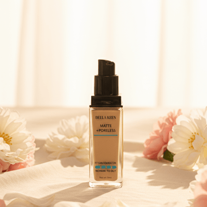 BellaKreen Fit Skin Matte + Poreless Foundation | 16H Oil Control | For Normal to Oily Skin - Roop Vibe
