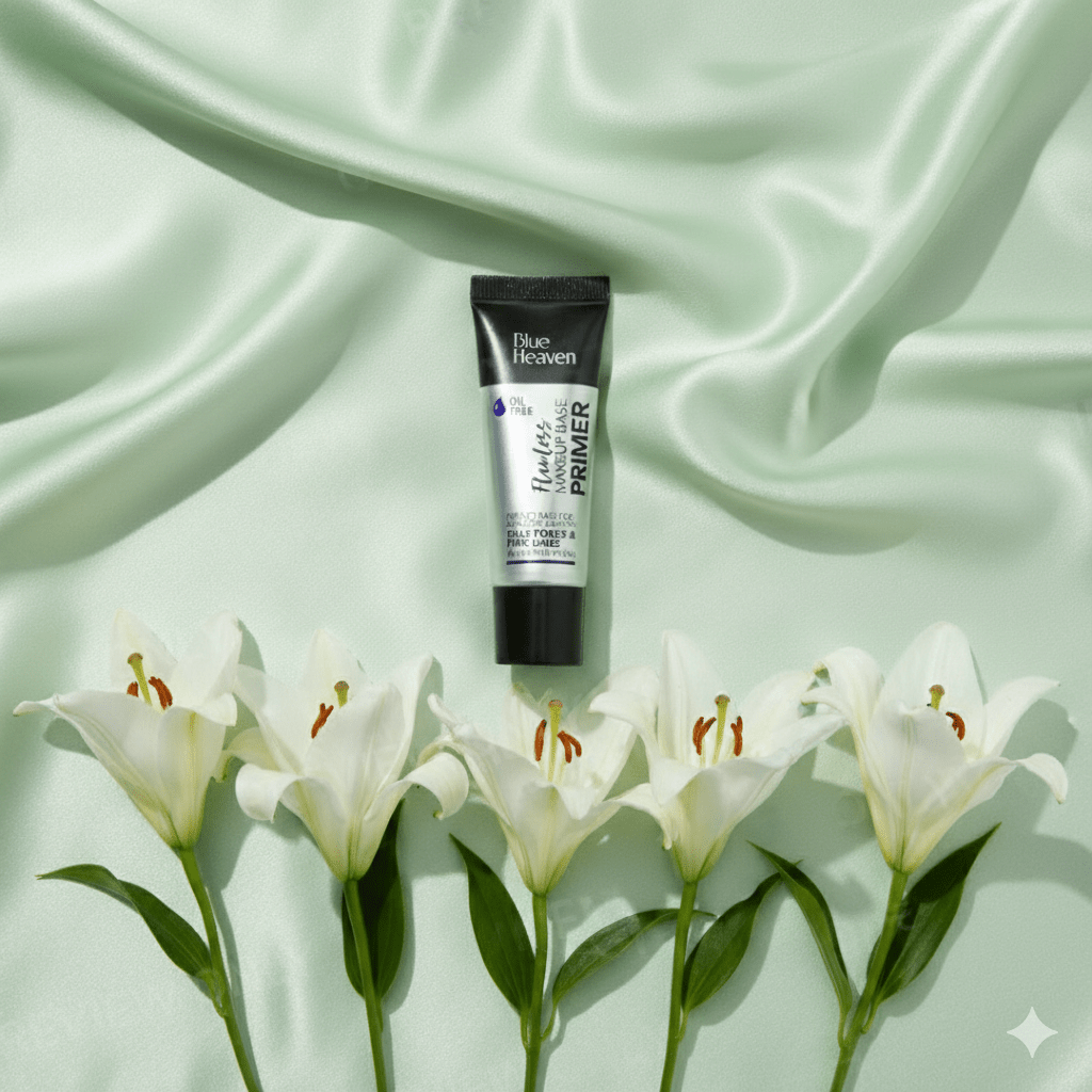 Blue Heaven Flawless Oil - Free Makeup Base Primer – Long Lasting, Pore Filling, Matte Finish - 16g - Roop Vibe