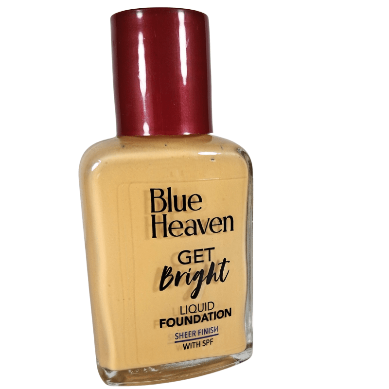 Blue Heaven Get Bright Liquid Foundation with SPF | Sheer Finish | Long - Lasting Natural Coverage - Roop Vibe