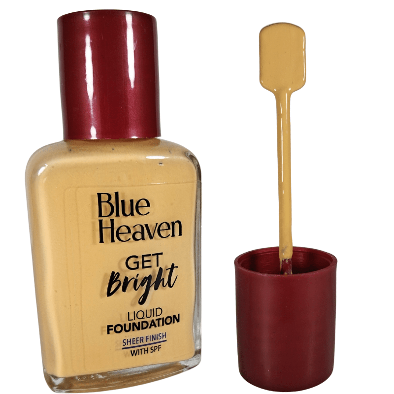 Blue Heaven Get Bright Liquid Foundation with SPF | Sheer Finish | Long - Lasting Natural Coverage - Roop Vibe