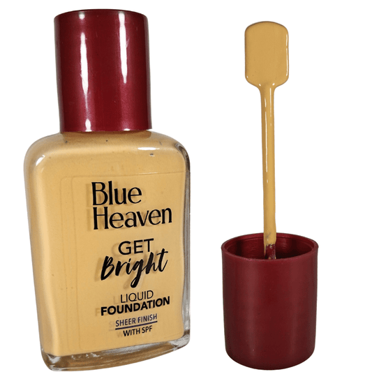 Blue Heaven Get Bright Liquid Foundation with SPF | Sheer Finish | Long - Lasting Natural Coverage - Roop Vibe