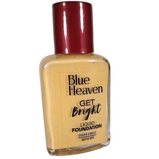 Blue Heaven Get Bright Liquid Foundation with SPF | Sheer Finish | Long - Lasting Natural Coverage - Roop Vibe
