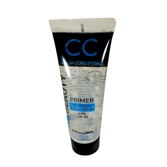 CC Color Correcting Primer with Whitening Moisturiser & SPF 30 – 100ml | Smooth Base | Long - lasting Makeup Primer - Roop Vibe