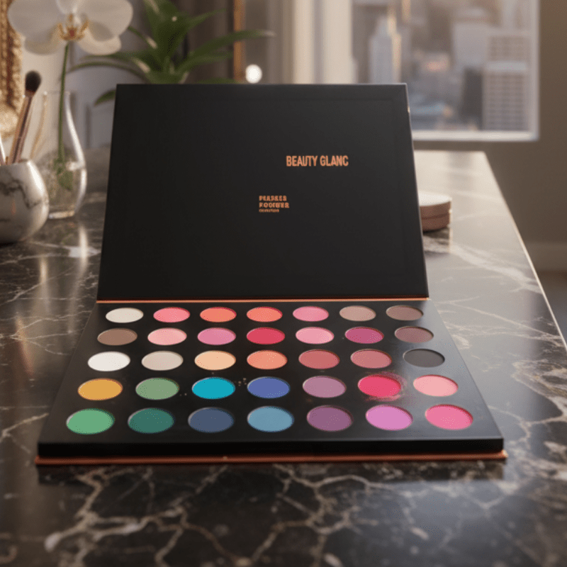 Color Studio 35 Shade Eyeshadow Palette – Highly Pigmented, Long Lasting, Matte & Shimmer Eye Makeup Kit - Roop Vibe