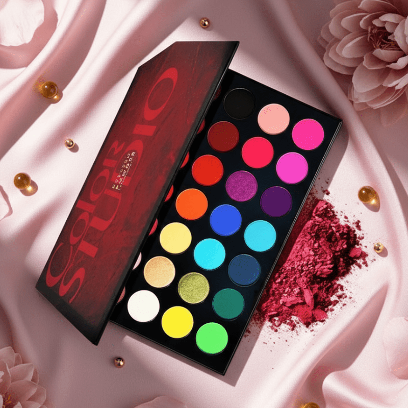 Color Studio 35 Shade Eyeshadow Palette – Highly Pigmented, Long Lasting, Matte & Shimmer Eye Makeup Kit - Roop Vibe