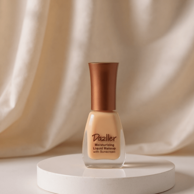 Dazller Moisturizing Liquid Makeup with Sunscreen – Long Lasting, Lightweight Foundation for Radiant Skin - Roop Vibe