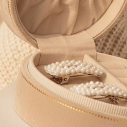 Elegant Pearl Beaded Hair Clips for Girls & WomenSnap Clip Style(PACK OF PAIR 3 OR 6 PICE) - Roop Vibe