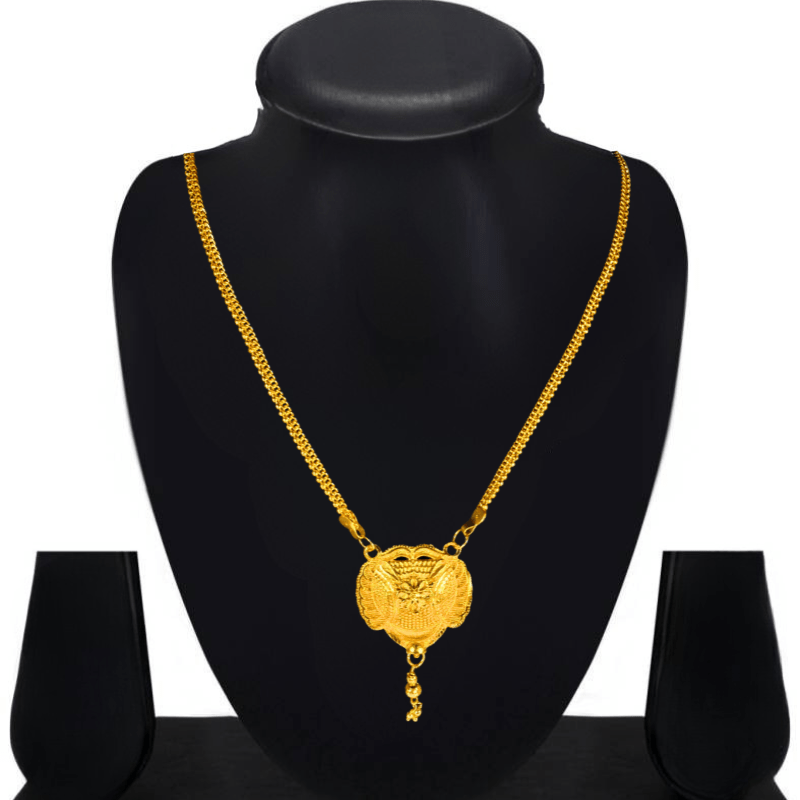 Elegant Traditional Gold Plated Temple Necklace for Women & Girls - Roop Vibe
