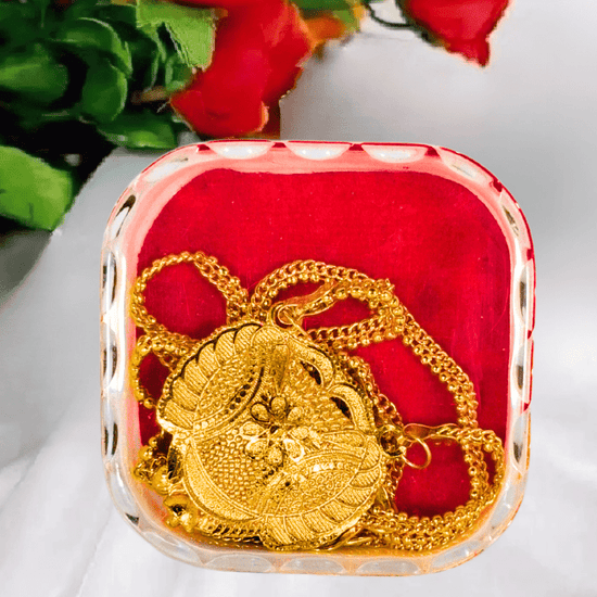 Elegant Traditional Gold Plated Temple Necklace for Women & Girls - Roop Vibe