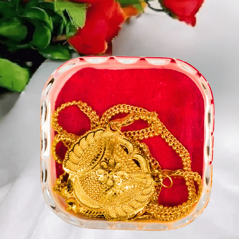 Elegant Traditional Gold Plated Temple Necklace for Women & Girls - Roop Vibe