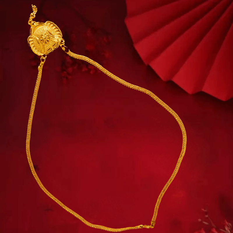 Elegant Traditional Gold Plated Temple Necklace for Women & Girls - Roop Vibe