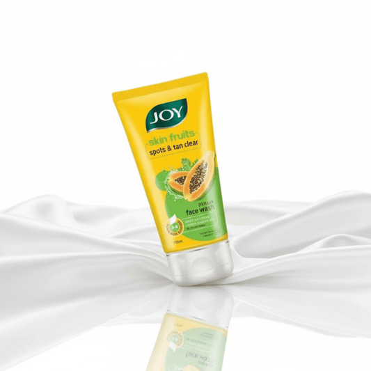 Joy Skin Fruits Papaya Face Wash – Spots & Tan Clear, Gentle Daily Cleanser, 50ml - Roop Vibe