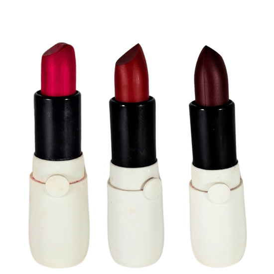Mars Long Lasting Lipstick Set of 3 – Matte Finish, Smooth Texture, Waterproof, Red & Pink Shades - Roop Vibe