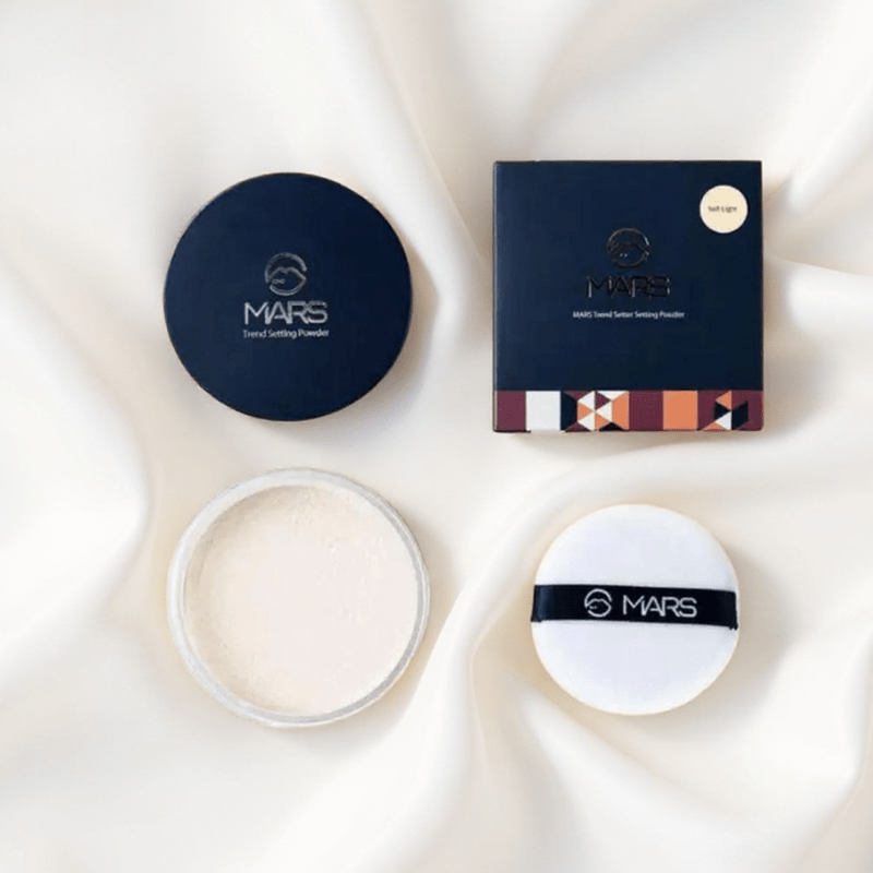 MARS Trend Setting Loose Powder – Soft Light | Long Lasting Oil Control & Matte Finish Face Powder - Roop Vibe