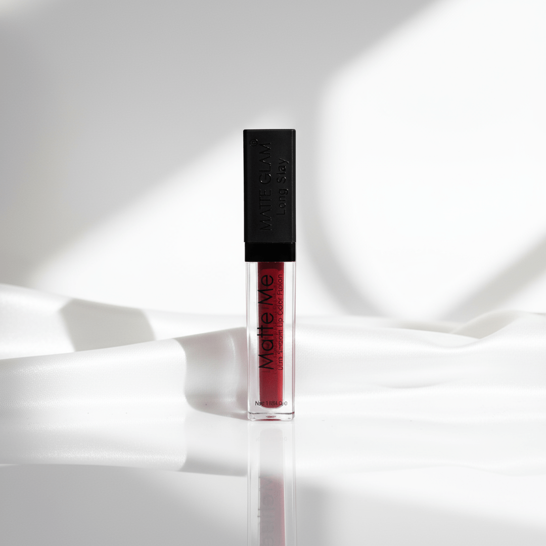 Matte Glam Long Stay Liquid Lipstick – Bold Maroon | Matte Me Ultra Smooth Finish | - Roop Vibe
