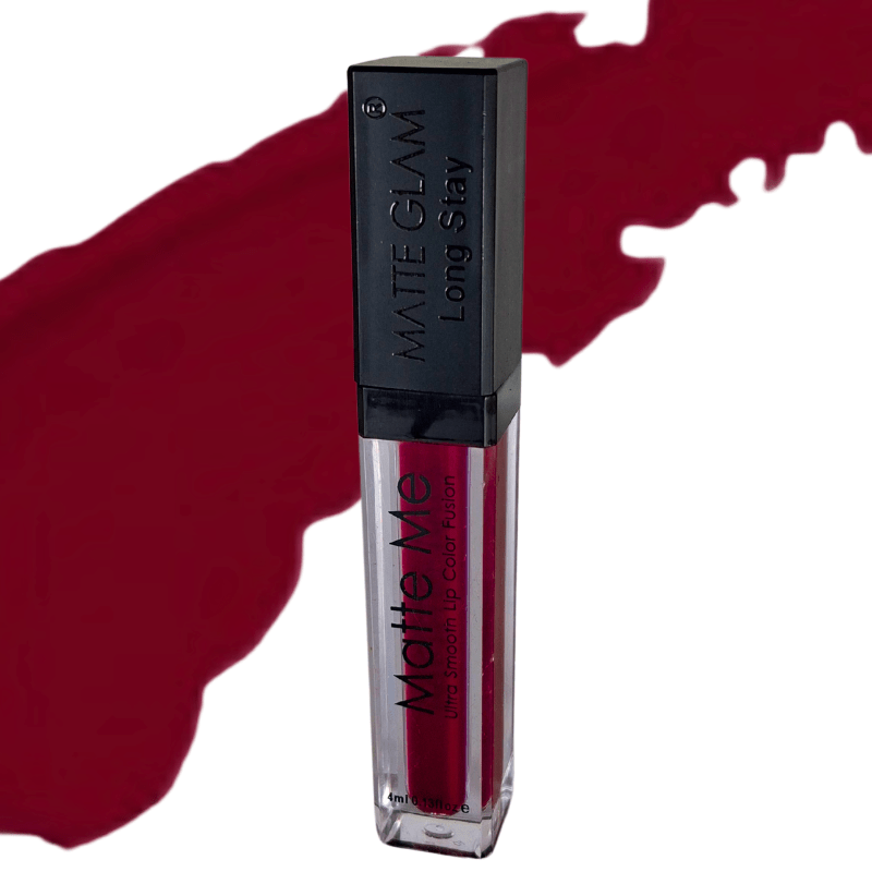 Matte Glam Long Stay Liquid Lipstick – Bold Maroon | Matte Me Ultra Smooth Finish | - Roop Vibe