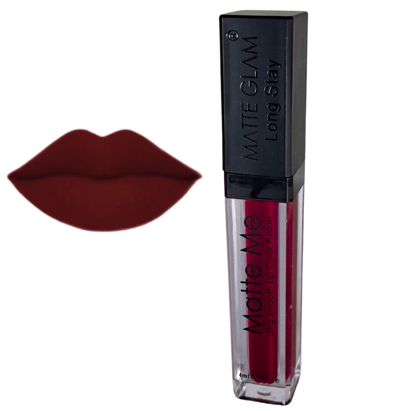Matte Glam Long Stay Liquid Lipstick – Bold Maroon | Matte Me Ultra Smooth Finish | - Roop Vibe