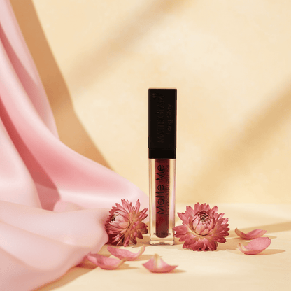 Matte Glam Long Stay Liquid Lipstick – Bold Maroon | Matte Me Ultra Smooth Finish | - Roop Vibe