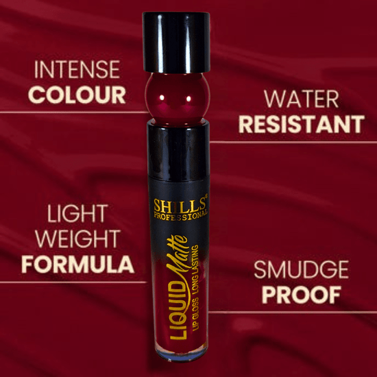 SHILLS Professional Liquid Matte Lipstick – Long - Lasting Silk Matte Finish | Lightweight & Moisturizing Formula - Roop Vibe