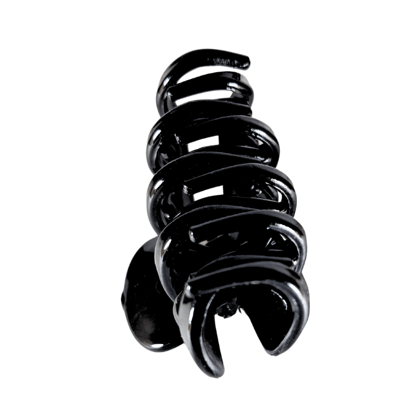 Stylish Black Plastic Hair Claw Clip for Women & Girls | Strong Grip Hair Clutcher for Daily Use - Roop Vibe