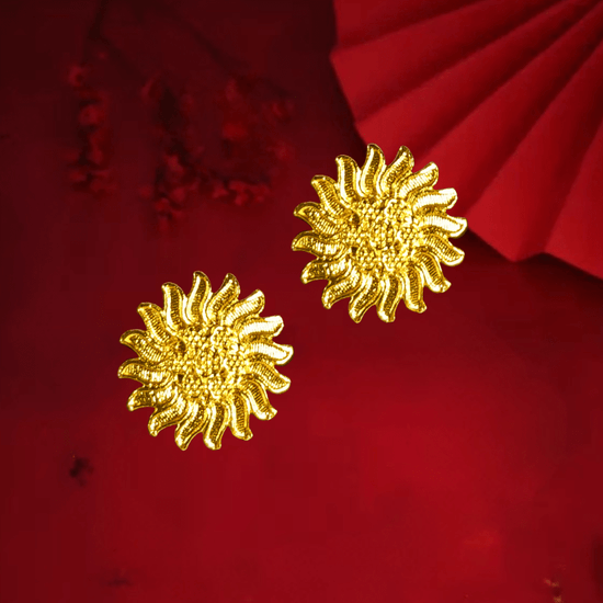 Traditional Gold Plated Pearl Choker Necklace Set with Earrings for Women & Girls - Roop Vibe