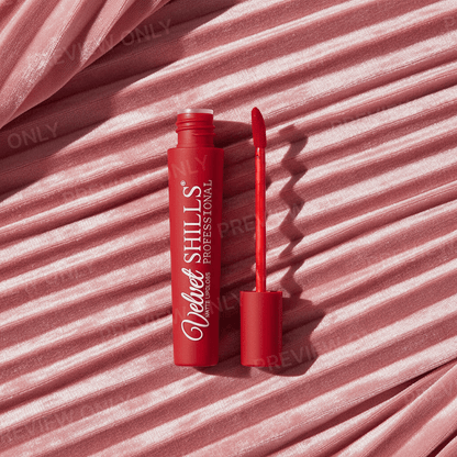 Velvet SHILLS Professional Matte Lip Gloss – Long Lasting, Lightweight & Moisturising – Red - Roop Vibe