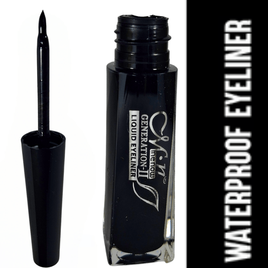 Waterproof Liquid Eyeliner - Long Lasting, Smudge - Proof, Intense Black, Quick Dry - Roop Vibe