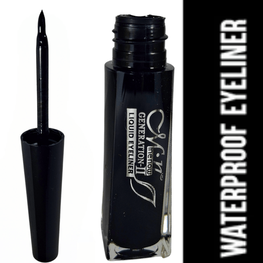 Waterproof Liquid Eyeliner - Long Lasting, Smudge - Proof, Intense Black, Quick Dry - Roop Vibe