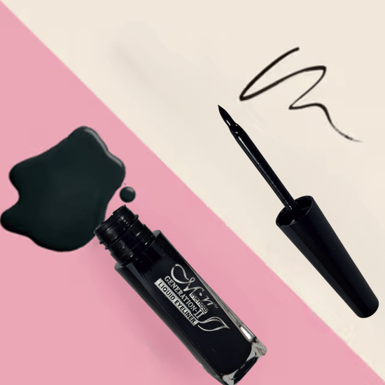 Waterproof Liquid Eyeliner - Long Lasting, Smudge - Proof, Intense Black, Quick Dry - Roop Vibe