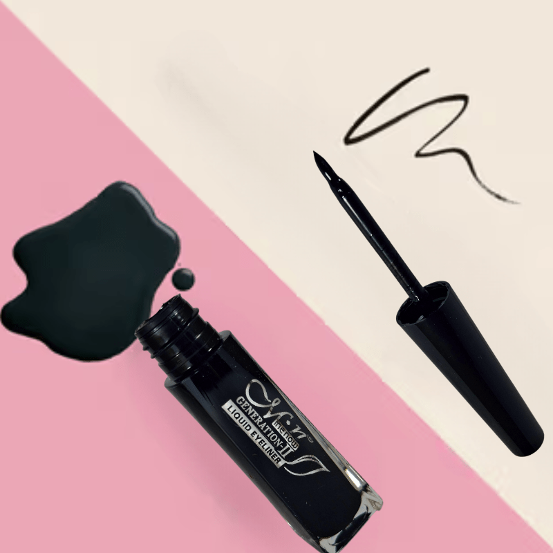 Waterproof Liquid Eyeliner - Long Lasting, Smudge - Proof, Intense Black, Quick Dry - Roop Vibe