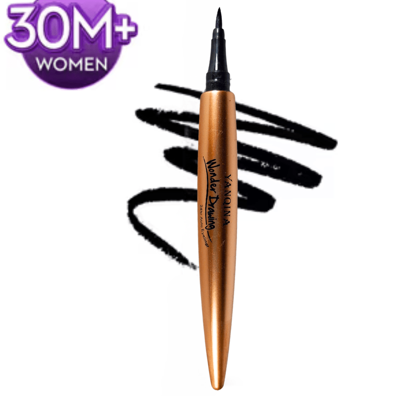 Wonder Drawing Waterproof Matte Finish Liquid Eyeliner Pen - Roop Vibe